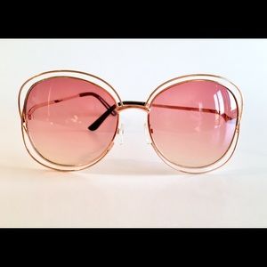 Free People Sunglasses Pink Gold